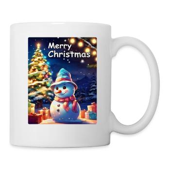 Christmas Snowman Design 1.5 - Mug - white - Right