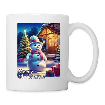 Christmas Snowman Design 1.6 - Mug - white - Right