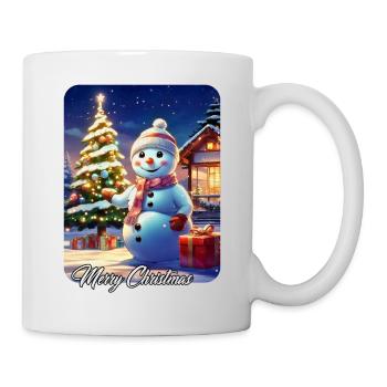 Christmas Snowman Design 1.1 - Mug - white - Right