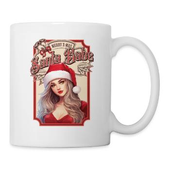 Sexy Weihnachtsfrau Weihnachten Ugly Christmas - Tasse - Weiß - Rechts