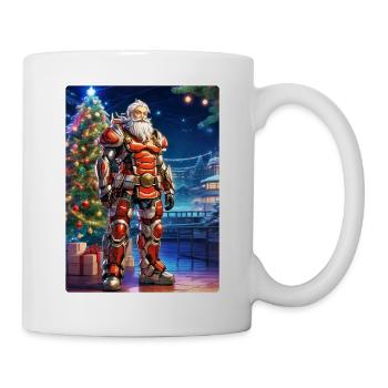 Weihnachten Cyberpunk Weihnachtsmann 1.1 - Tasse - Weiß - Rechts