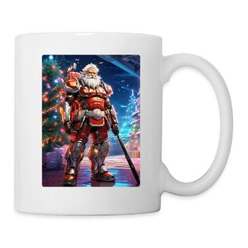 Weihnachten Cyberpunk Weihnachtsmann 1 7 - Tasse - Weiß - Rechts