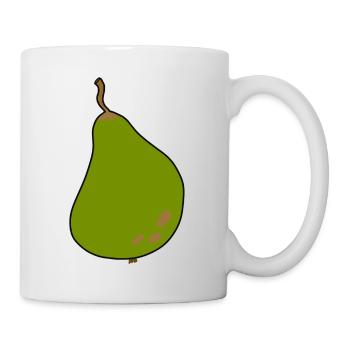 Einfache Birne - Tasse - Weiß - Rechts