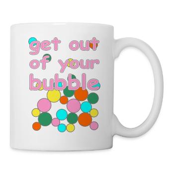 bubble englische Version - Tasse - Weiß - Rechts