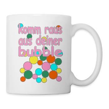 bubble deutsche Version Nr.1 - Tasse - Weiß - Rechts