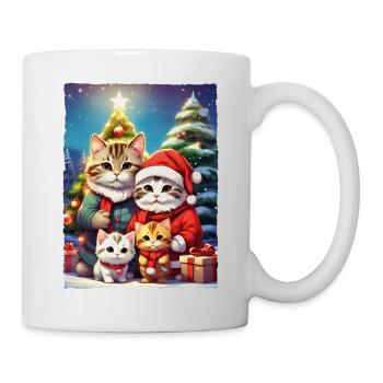 Christmas Cats Family 1.8 - Mug - white - Right