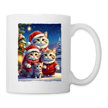 Christmas Cats Family 1.9 - Mug - white - Right