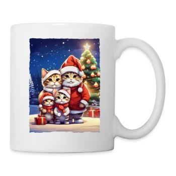 Christmas Cats Family 1.4 - Mug - white - Right