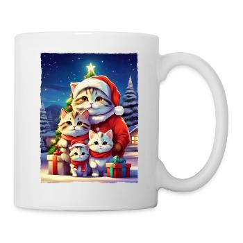 Christmas Cats Family 1.1 - Mug - white - Right