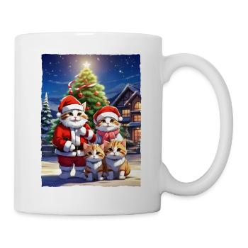 Christmas Cats Family 1.10 - Mug - white - Right