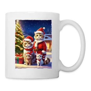 Christmas Cats Family 1.6 - Mug - white - Right