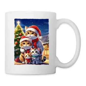 Christmas Cats Family 1.11 - Mug - white - Right