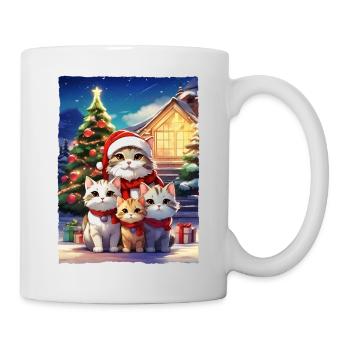 Christmas Cats Family 1.3 - Mug - white - Right