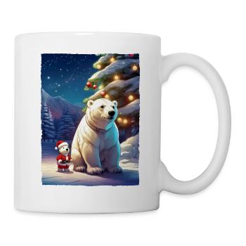 Christmas Polar Bear 1.8 - Mug - white - Right