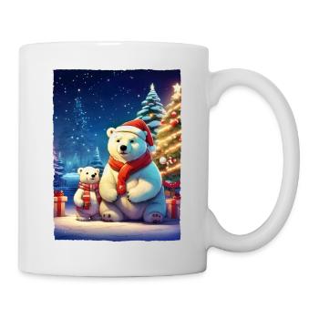 Christmas Polar Bear 1.5 - Mug - white - Right