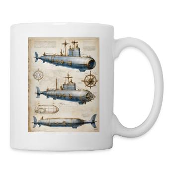 Sous-marin #1 - Mug blanc - blanc - Droite