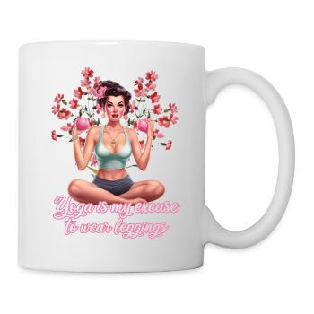 Yoga qoutes - Mug - white - Right