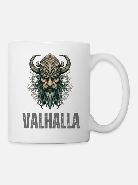 König der Wikinger - Tasse - Weiß