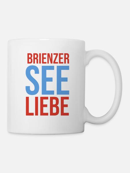 Brienzerseeliebe - Tasse - Weiß