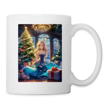 Weihnachten Meerjungfrau 1.3 - Tasse - Weiß - Rechts