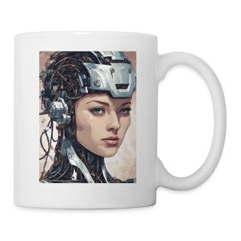 L'intelligence artificiel la combinaison gagnante - Mug blanc - blanc - Droite