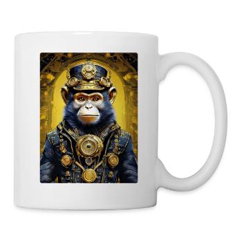 Singe Steampunk 1.14 - Mug blanc - blanc - Droite