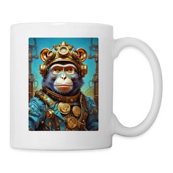 Singe Steampunk 1.19 - Mug blanc - blanc - Droite
