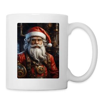 Steampunk Weihnachten Santa Claus 1.15 - Tasse - Weiß - Rechts