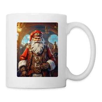 Père Noël steampunk 1.6 - Mug blanc - blanc - Droite