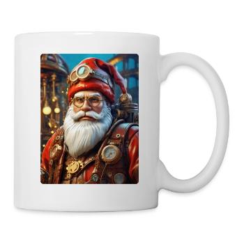 Père Noël steampunk 1.5 - Mug blanc - blanc - Droite