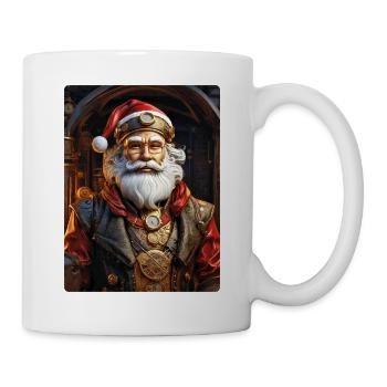 Père Noël steampunk 1.12 - Mug blanc - blanc - Droite