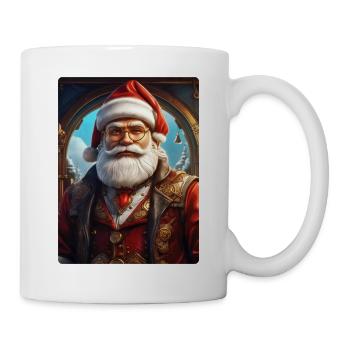 Steampunk Weihnachten Santa Claus 1.11 - Tasse - Weiß - Rechts