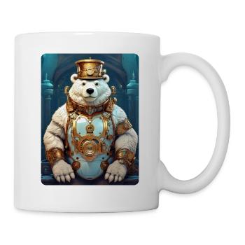 Ours de glace steampunk 1.1 - Mug blanc - blanc - Droite