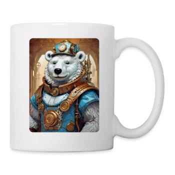 Steampunk Eisbear 1.20 - Tasse - Weiß - Rechts