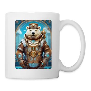 Ours de glace steampunk 1.16 - Mug blanc - blanc - Droite