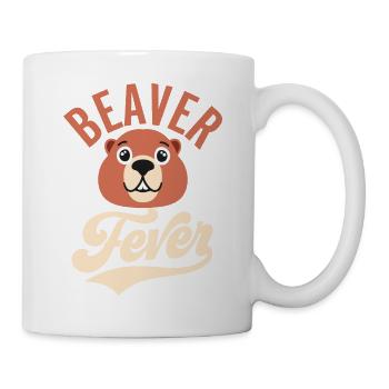 Fièvre du castor Animal rongeur - Mug blanc - blanc - Droite