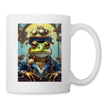 Grenouille Steampunk 1.3 - Mug blanc - blanc - Droite