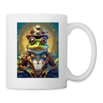 Grenouille Steampunk 1.1 - Mug blanc - blanc - Droite