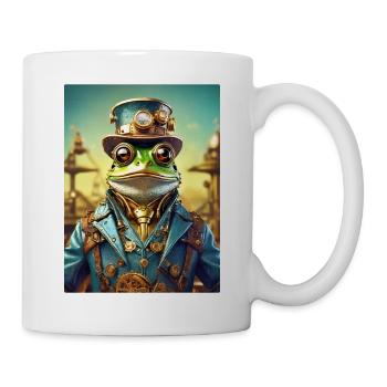 Grenouille Steampunk 1.5 - Mug blanc - blanc - Droite