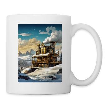 Steampunk Winter Wonderland 1.1 - Mug blanc - blanc - Droite