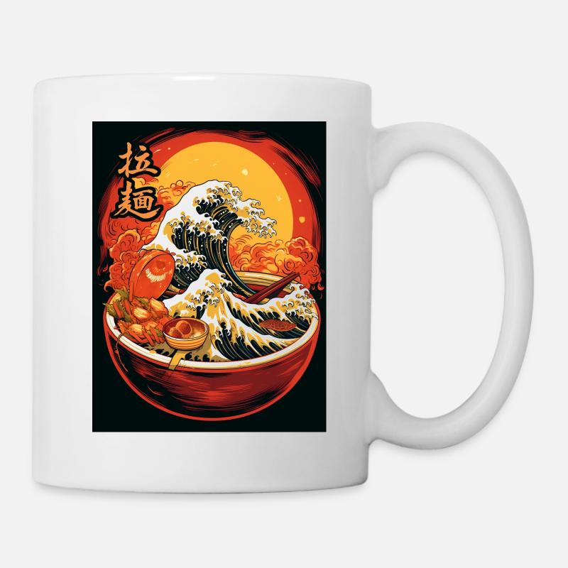 Great Ramen Wave - Tasse - Weiß