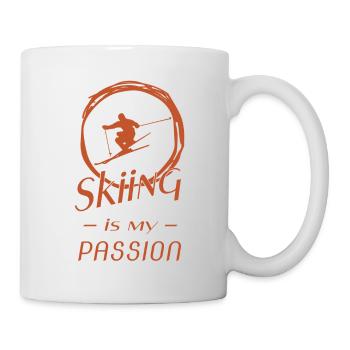 Spruch für Skifahrer, Skiing , Skidesign - Tasse - Weiß - Rechts