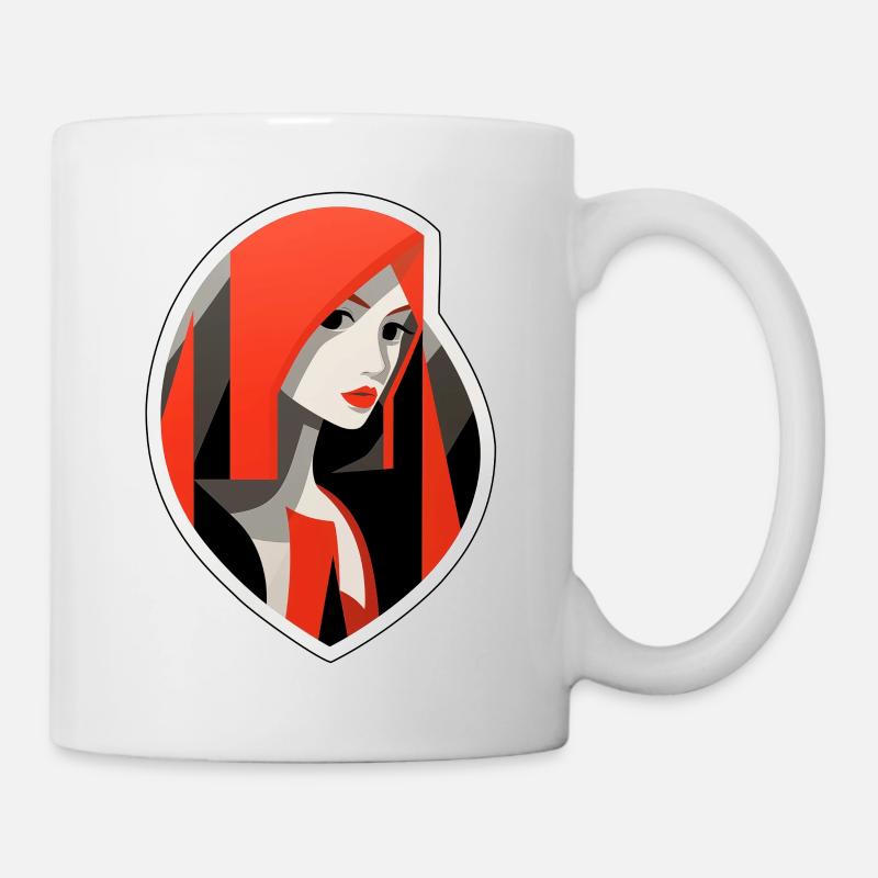 Le Petit Chaperon Rouge - Mug blanc - blanc