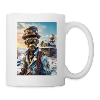 Steampunk Winter Wonderland Zombie 1.12 - Mug - white - Right