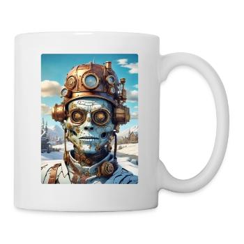 Steampunk Paysage D’hiver Zombie 1.6 - Mug blanc - blanc - Droite