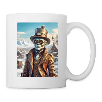 Steampunk Winter Landscape Zombie 1.8 - Mug - white - Right