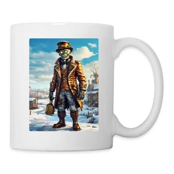 Steampunk Paysage D’hiver Zombie 1.19 - Mug blanc - blanc - Droite