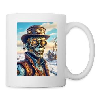 Steampunk Winter Landscape Zombie 1.7 - Mug - white - Right
