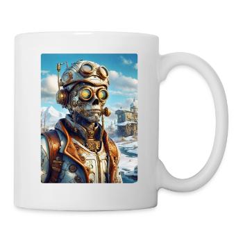 Steampunk Paysage D’hiver Zombie 1.16 - Mug blanc - blanc - Droite