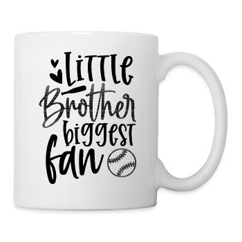 Le plus grand fan du petit frère - Mug blanc - blanc - Droite